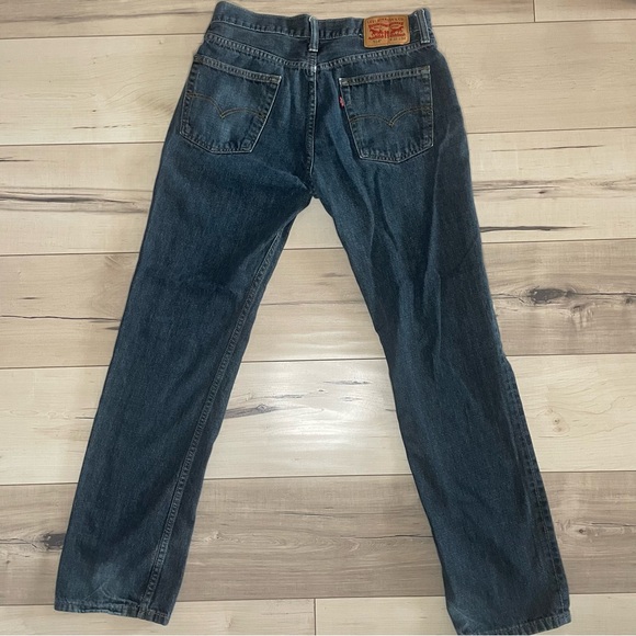 Levi’s Men’s 514 Dark Wash Jeans W32 L34 - Picture 4 of 5